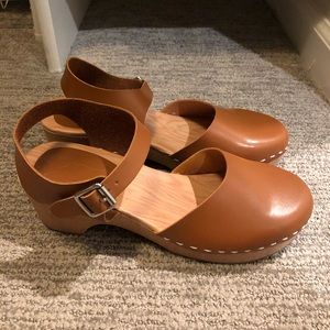 Faux Leather Clogs